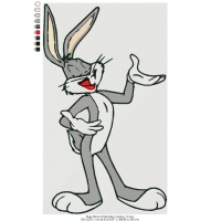Bugs Bunny Embroidery Cartoon_12